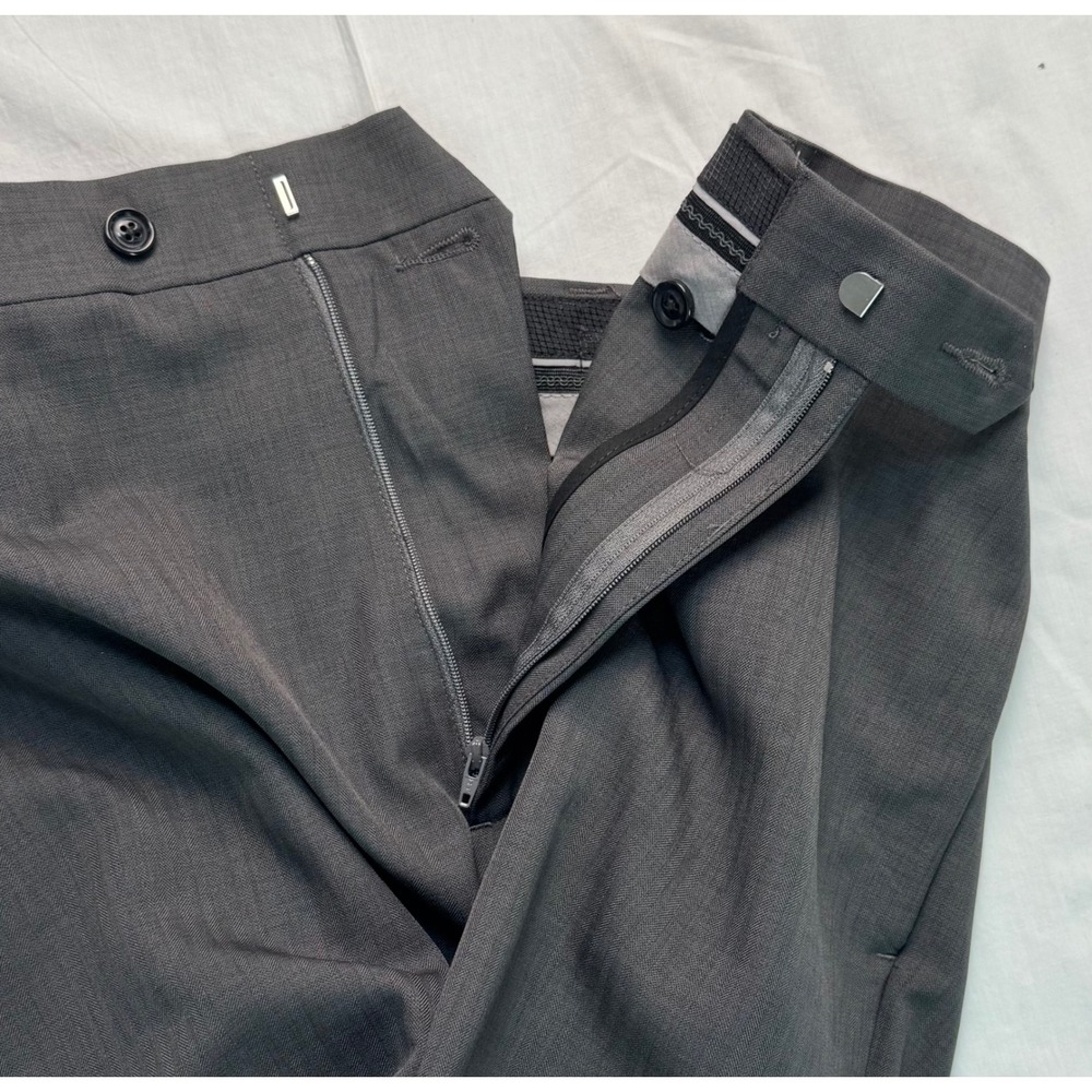 Savane Select Edition Dress Pants 36x30 Grey Wolf Herringbone Straight - Picture 8 of 16